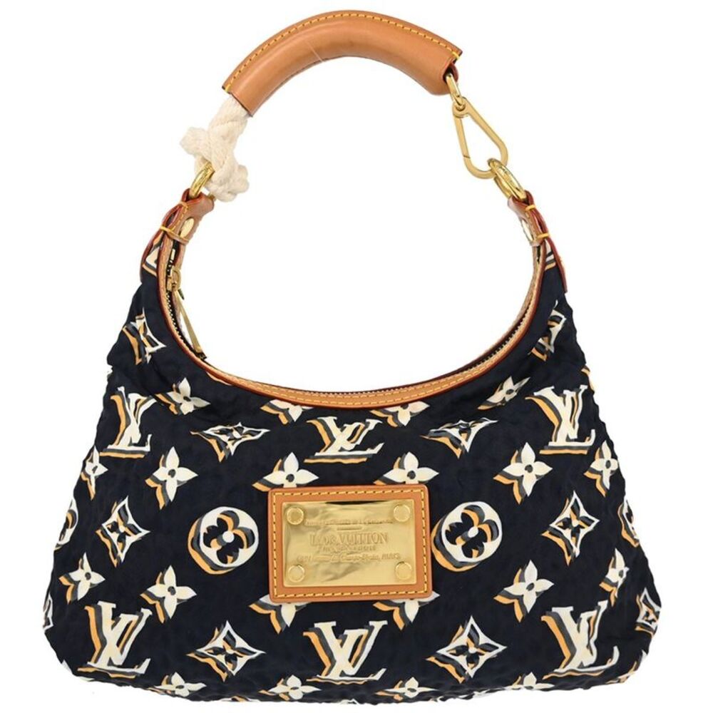 Louis Vuitton Bulles Monogram Nylon Navy Nylon Handbag